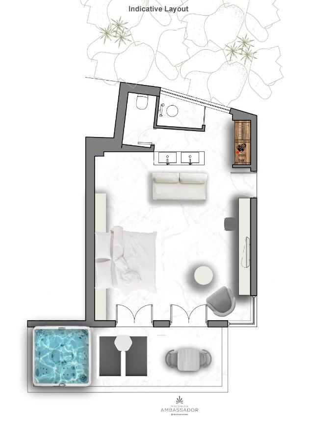มิโคเนียน แอมบาสซาเดอร์ Hotel Platys Gialos  ภายนอก รูปภาพ