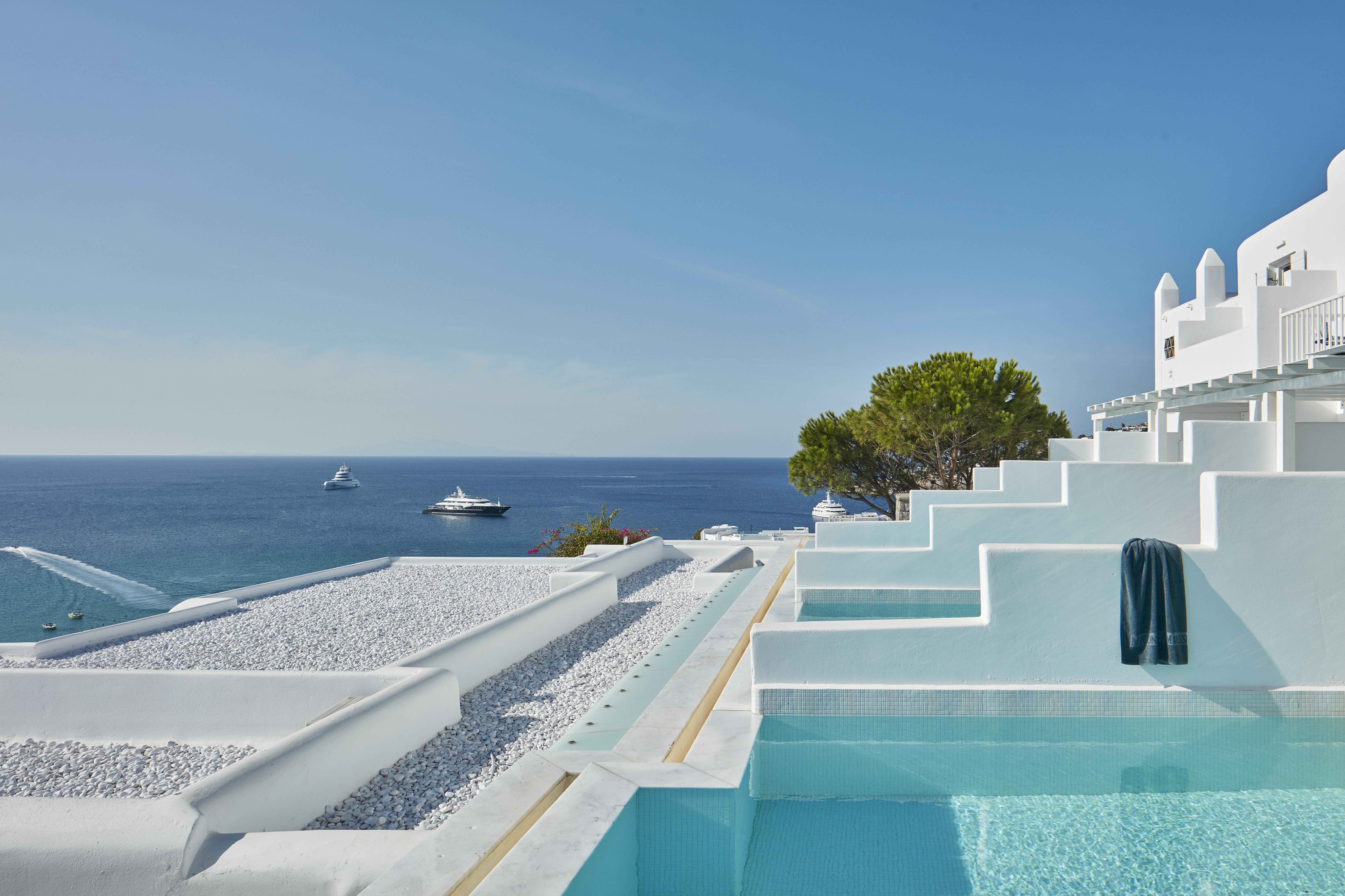มิโคเนียน แอมบาสซาเดอร์ Hotel Platys Gialos  ภายนอก รูปภาพ