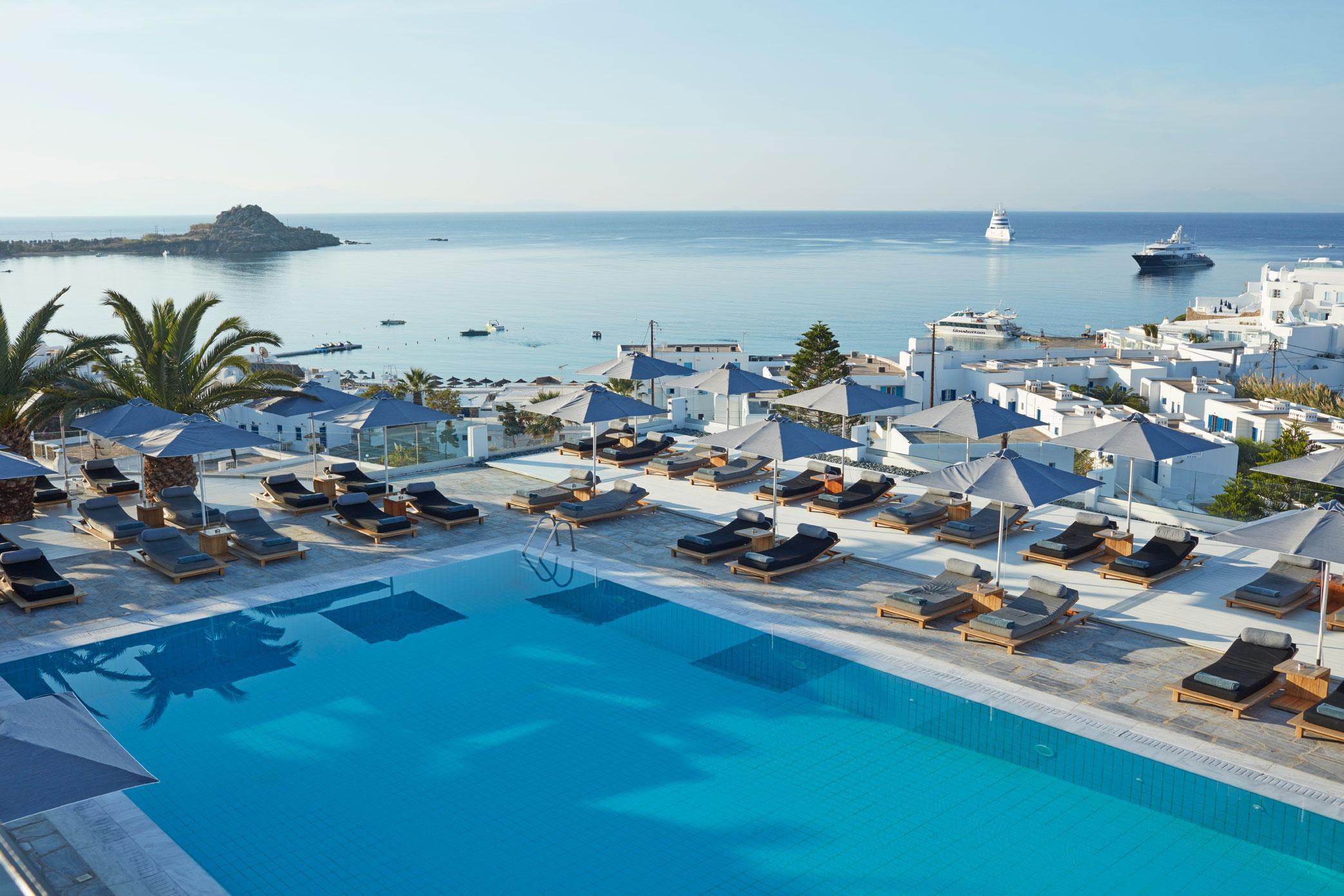 มิโคเนียน แอมบาสซาเดอร์ Hotel Platys Gialos  ภายนอก รูปภาพ