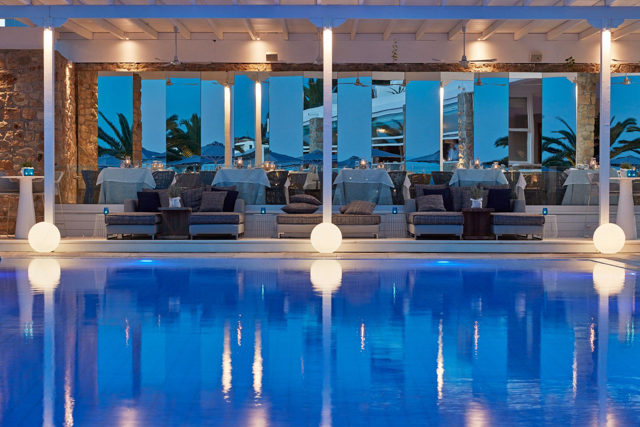 มิโคเนียน แอมบาสซาเดอร์ Hotel Platys Gialos  ภายนอก รูปภาพ
